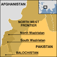Waziristan map