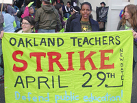 Oakland Teachers to Strike April 29th