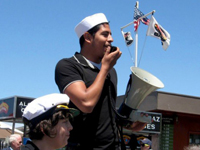Pride at Work Hosts Runway Picketline at Alcatraz Cruises