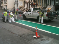 Fix Fell Wins Green Bike Lane on Fell Street