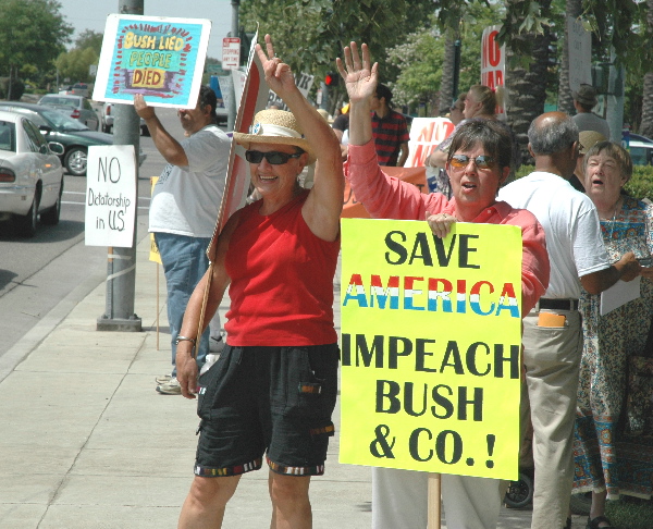 Impeachment Protest In Fresno