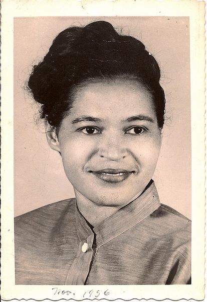 pictures of rosa parks as a child