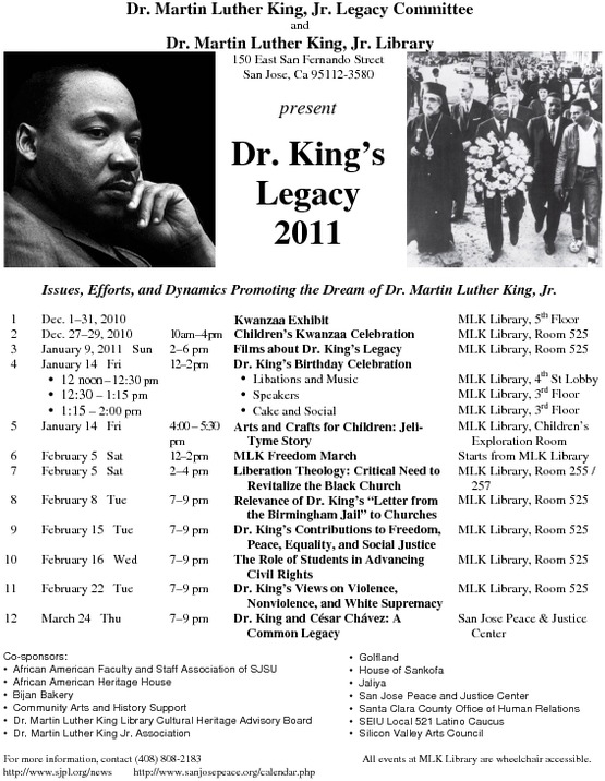 Dr. Martin Luther King, Jr.s Birthday Celebration : Indybay