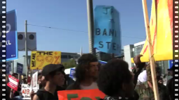 CREDO leads SFdemo against Obama and his KeystoneXL pipeline tar sands project.