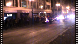 Video of Oakland police motorcycles being used for crowd dispersal