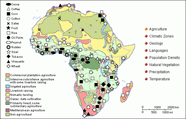 Africa Map Africa Resource Map