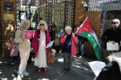 Members of Code Pink held a rally at the German Consulate in San Francisco calling upon Germany to desist in arming the Israeli military ...