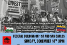 Meet at Federal Building on the corner of 1st St and San Carlos St, San Jose