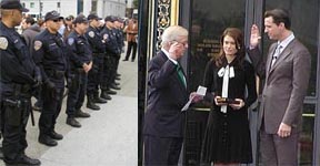 Gavin Newsom Takes Office