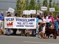 Dog March Against Dog Vivisection