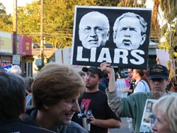 Cindy Sheehan at Sacramento anti-war rally