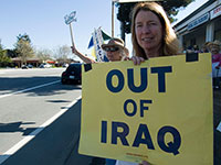 Protests at Military Recruiting Centers Mark 4,000 Dead US Soldiers in Iraq
