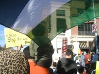 For Second Week Gaza Demo in San Jose Halts Traffic & Shoppers