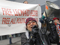 Emergency Protest Held for Leonard Peltier in SF