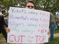 UCSC Coalition Rallies Against Budget Cuts, Fee Hikes and Layoffs