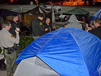 Occupy Santa Cruz Remains Committed Despite Raids by County Sheriffs and City Injunction