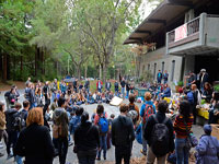 Students Occupy Hahn Student Services Building at UCSC