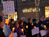 Rally and Candlelight Vigil Against Gun Violence Held in Palo Alto