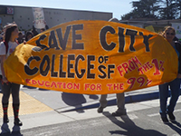 CCSF Students, Faculty, and Supporters Demand a Voice