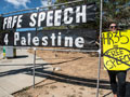On UCSC Move-In Day, Activists Greet Students with Message: Free Speech For Palestine