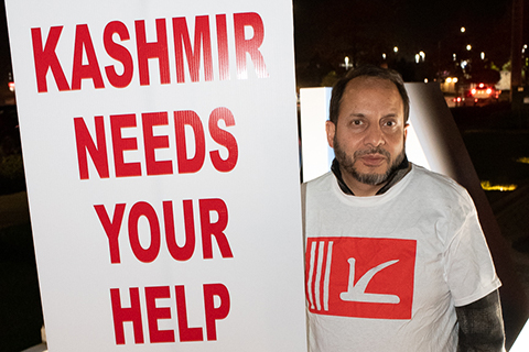 Vigil for Kashmir in Fresno