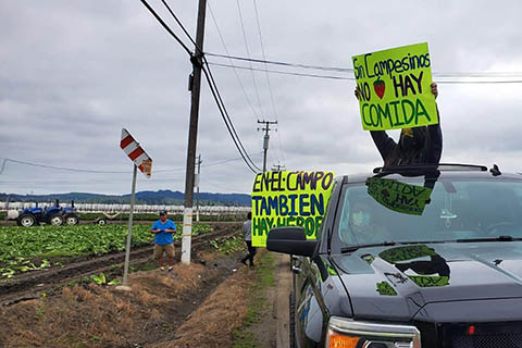 Campesino Appreciation Caravan in Watsonville