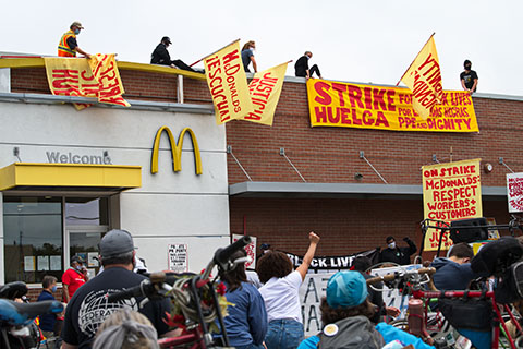 Strike for Black Lives and Working People at McDonald's