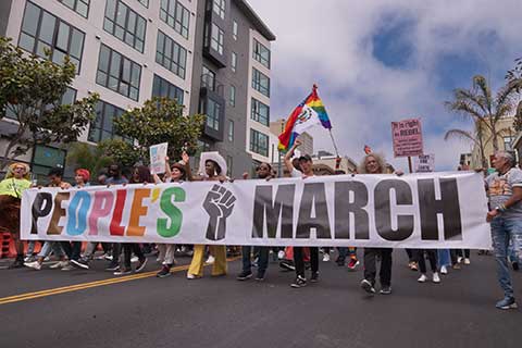 "Unite to Fight" Holds March for LGBTQ and Human Rights