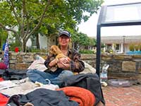 Peace Camp 2010 Relocates from County Courthouse to Santa Cruz City Hall