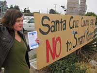 Protesters Halt Smart Meter Installation in Santa Cruz County