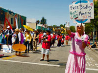 39th Santa Cruz Pride Parade: Free Bradley Manning!