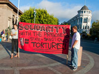 Santa Cruz Rally for California Hunger Strike Anniversary