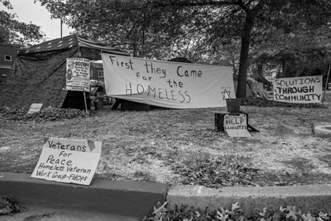 Stability First: A Community Of Tents and Tables, Chairs, Coffee and Camaraderie