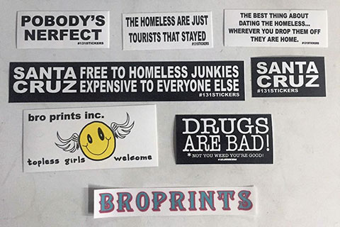 Broprints Creates "Homeless Junkies" Propaganda
