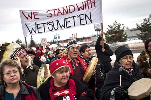 Wet’suwet’en Defenders Blocked by Facebook