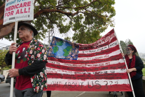 Day of the Dead Protest in Front of Nancy Pelosi's House