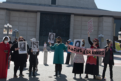 Demonstrators Disrupt St. Mary's Sunday Mass, Denounce Catholic Patriarchy