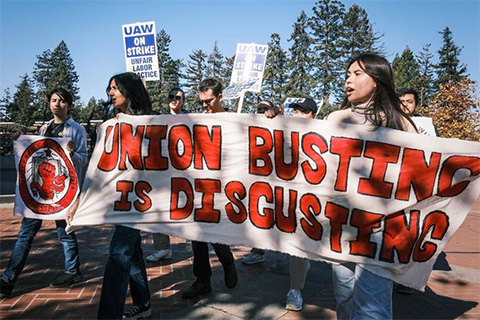 UC Workers Strike in Protest of Unfair Labor Practices