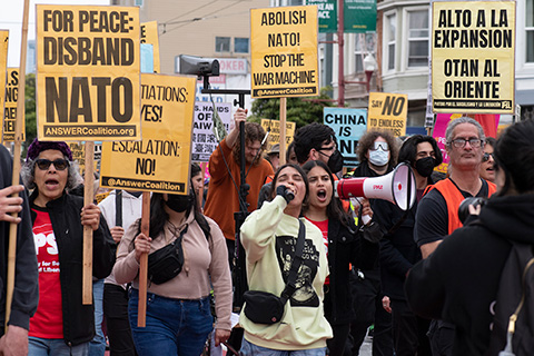 Anti-War Protest Marks 20th Anniversary of Iraq War