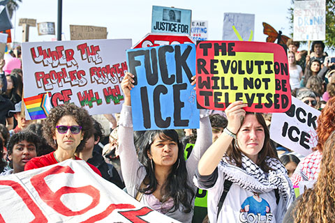 SF Students Walkout for Massive Anti-ICE Action