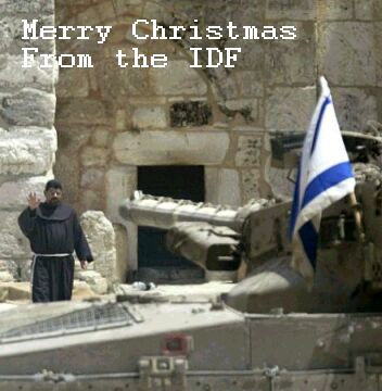 Merry Christmas, Israeli style (by Latuff) : Indybay