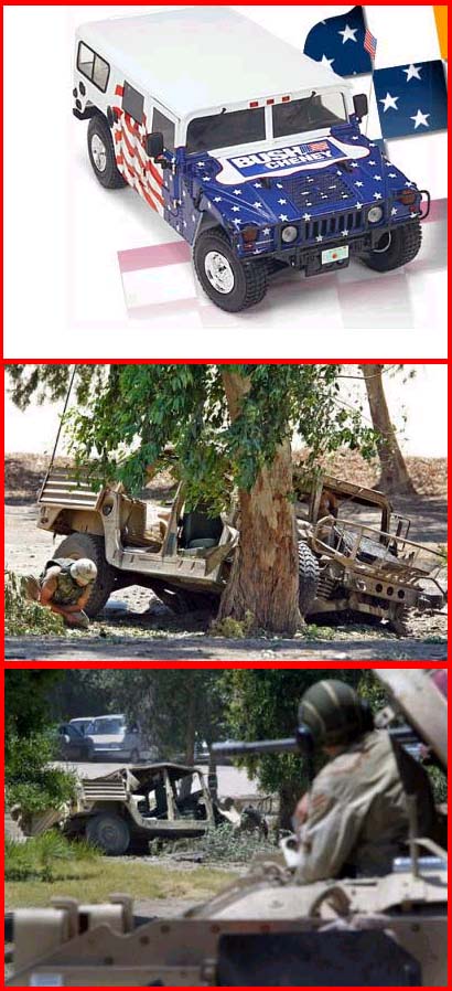 Humvee Vampire Different Perspectives on the Humvee (photo&link) : Indybay