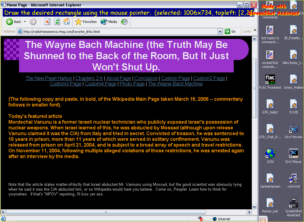 The Wayne Bach Machine : Indybay