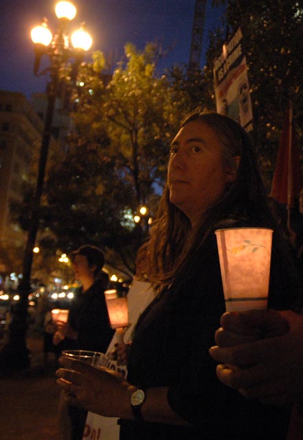 In light of the atrocities in Gaza where over 56 people were killed over the past six days of Israel’s most recent offensive "Autumn Clouds" against the people in Beit Hanoun in Gaza, dozens of Bay Ar