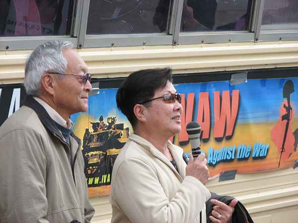 SAN FRANCISCO (Dec 9, 2006) - Over a hundred military veterans, military family members, and supporters join Iraq War-era veterans in San Francisco to support “GI rights and resistance” to an unjust,