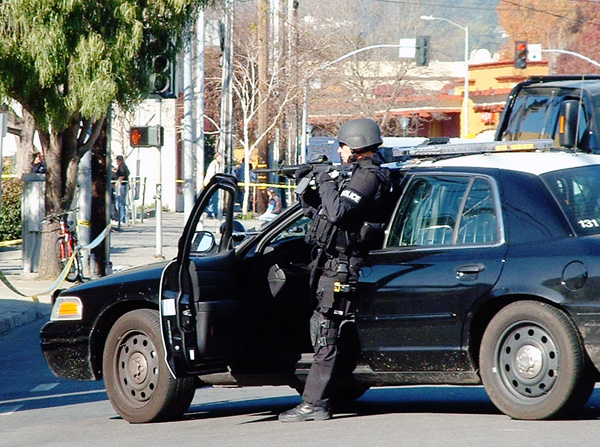 A man blockaded himself inside La Vie restaurant this morning sometime around 9am and remained inside for many hours. 