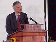 Can Ralph Nader halt the Democratic pro-war juggernaut?