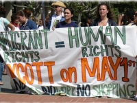 Immigrants in the Central Valley took to the streets by the tens of thousands to protest both measures, which are called comprehensive immigration reform.  Reports are in that hundreds gathered in bot