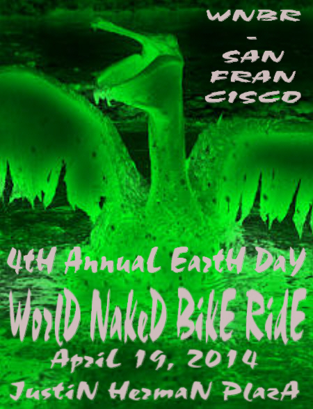 Fifth Annual Earth Day World Naked Bike Ride - San 