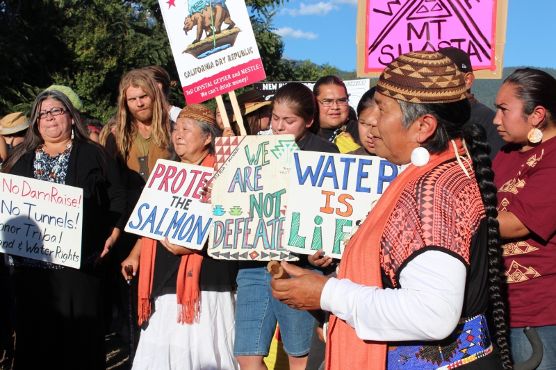 Winnemem Wintu Chief Leads 'Water. Every Drop Sacred